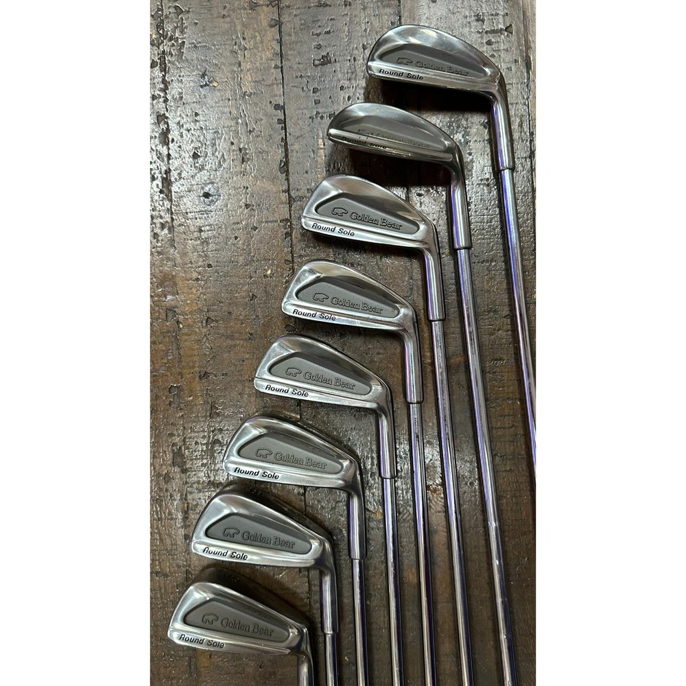 Vintage MacGregor‎ Golden Bear Iron Set 3-PW Steel Shaft Golf Clubs RH
